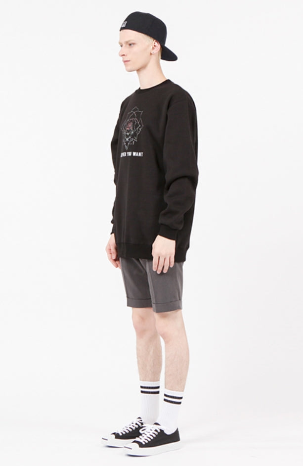 ダブルユーブイプロジェクト(WV PROJECT)  FLORAL SWEAT SHIRTS MJLT0694