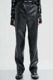 イーエスシースタジオ(ESC STUDIO) Leather pants (black)