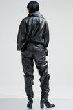イーエスシースタジオ(ESC STUDIO) Leather pants (black)