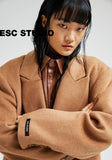 イーエスシースタジオ(ESC STUDIO) Over size double coat (camel)