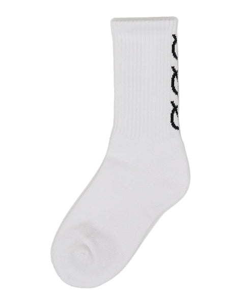 オーワイ(OY) TRIPLE LOGO SOCKS-WHITE