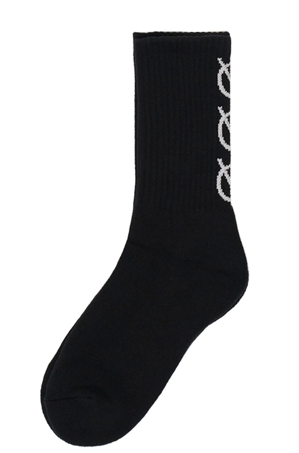 オーワイ(OY) TRIPLE LOGO SOCKS-BLACK