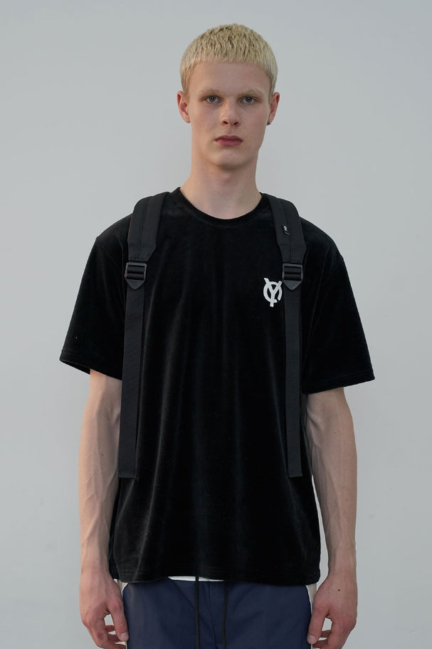 オーワイ(OY) METAL LOGO BACKPACK-BLACK