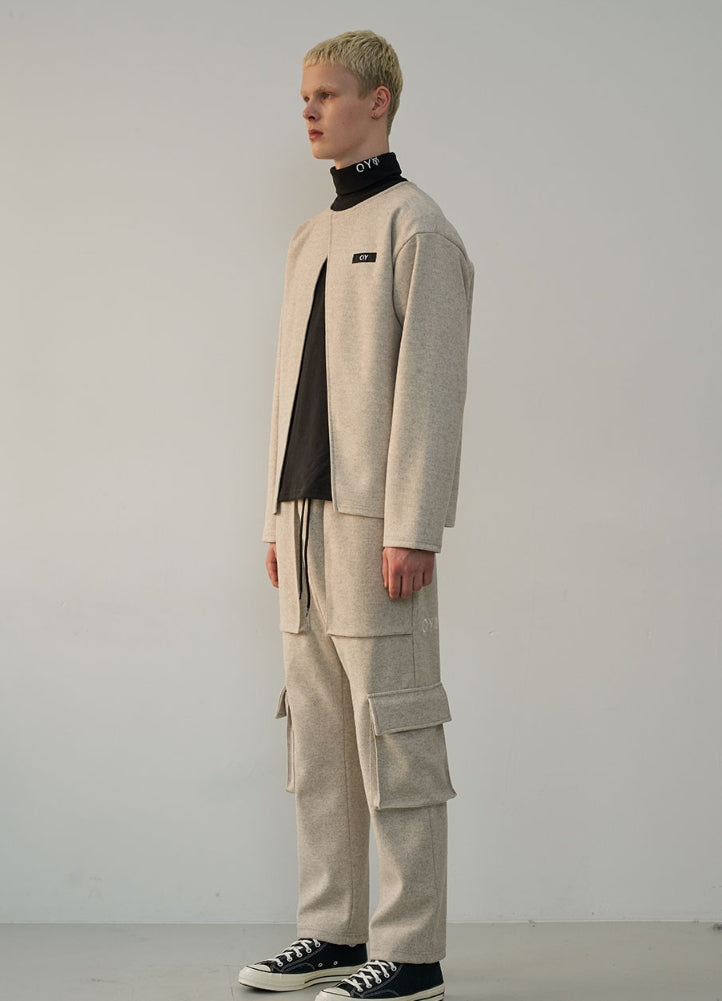 オーワイ(OY)WARM CARGO PANTS-GREY