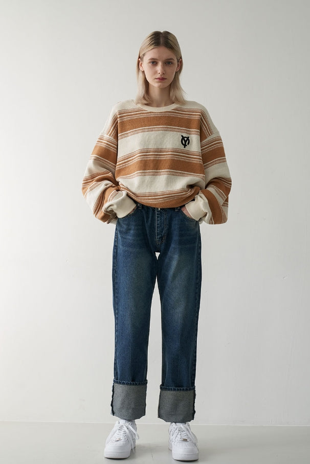 オーワイ(OY) TAPE DENIM JEANS-DENIM