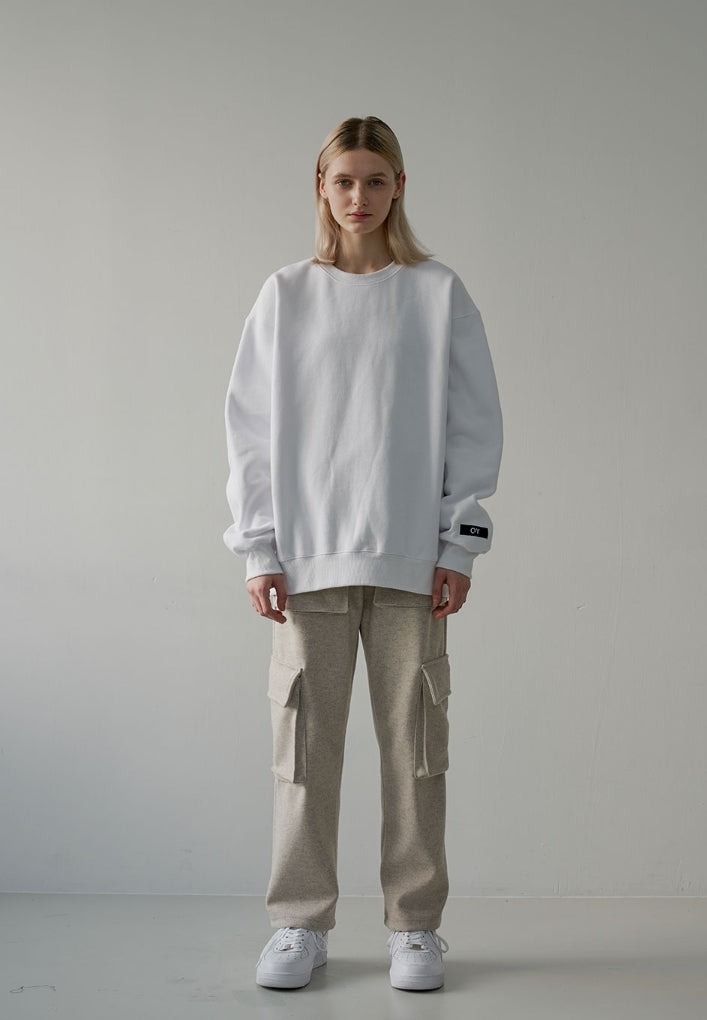 オーワイ(OY) BACK LOGO MTM- WHITE