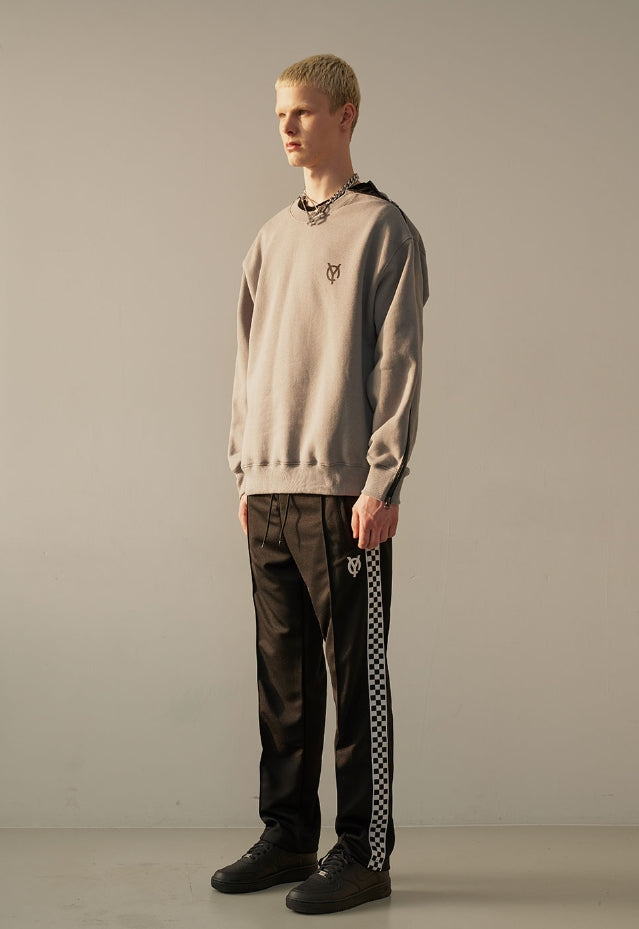 オーワイ(OY) SLEEVE ZIPPER MTM-CHARCOAL GREY