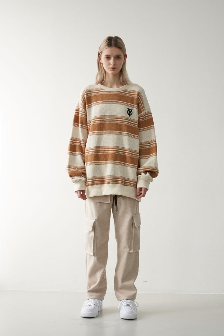 オーワイ(OY) LOGO STRIPE MTM-BEIGE