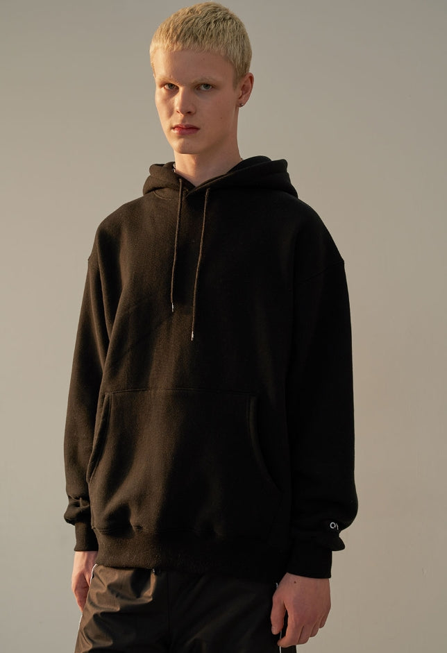 オーワイ(OY)BACK LOGO HOODIE-BLACK