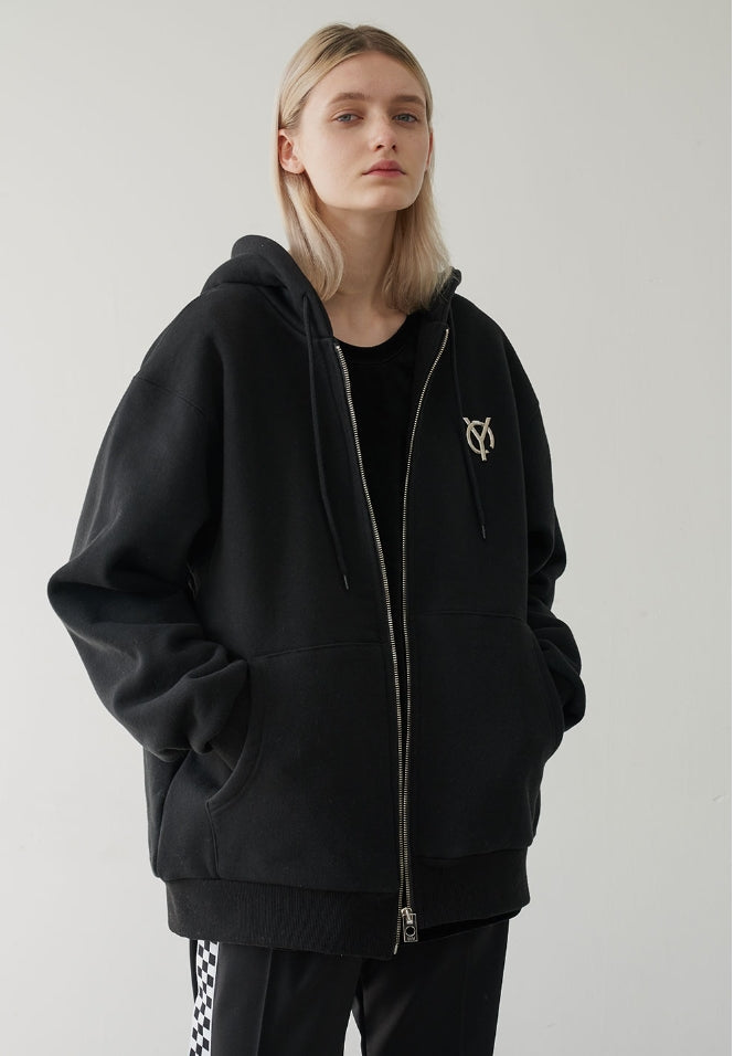 オーワイ(OY) LOGO FULL HOODIE ZIP-BLACK – UNDERSTUDY CLUB