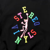 ステレオバイナルズ(Stereo Vinyls)  [FW19 Pink Panther] Jumping PP Fleece Sweatshirts (Black)