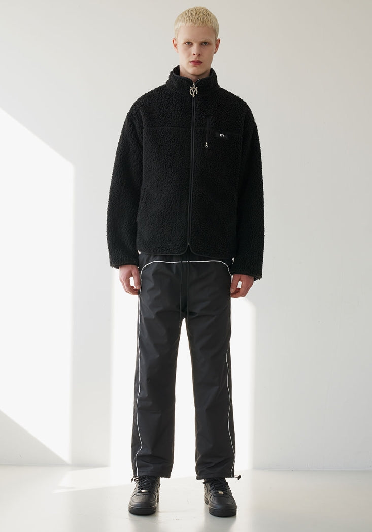 オーワイ(OY)FLEECE JACKET-BLACK