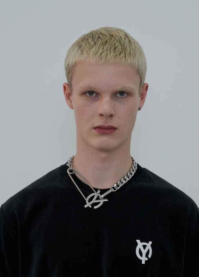 オーワイ(OY) LOGO PIN NECKLACE