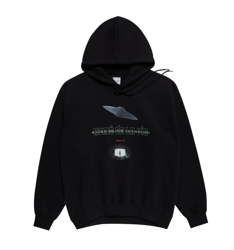 アクメドラビ(acme' de la vie)ADLV UFO HOODIE BLACK