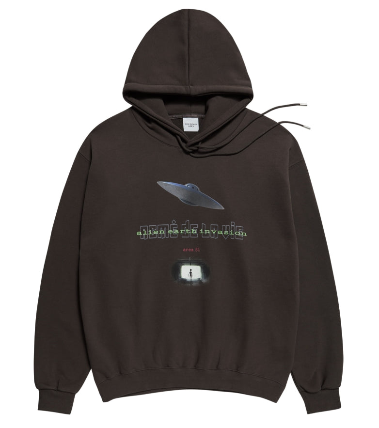 アクメドラビ(acme' de la vie)ADLV UFO HOODIE BROWN