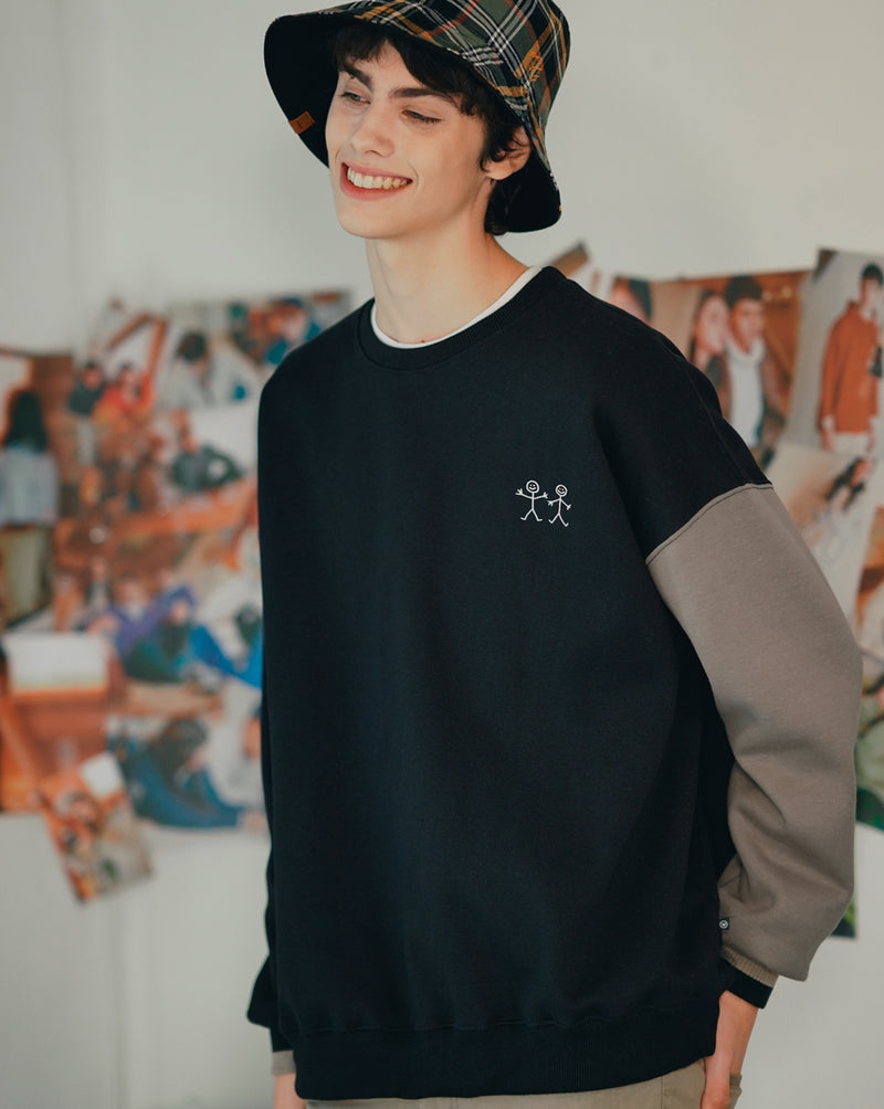 ダブルユーブイプロジェクト(WV PROJECT) Playing Sweatshirt Black SYMT7345