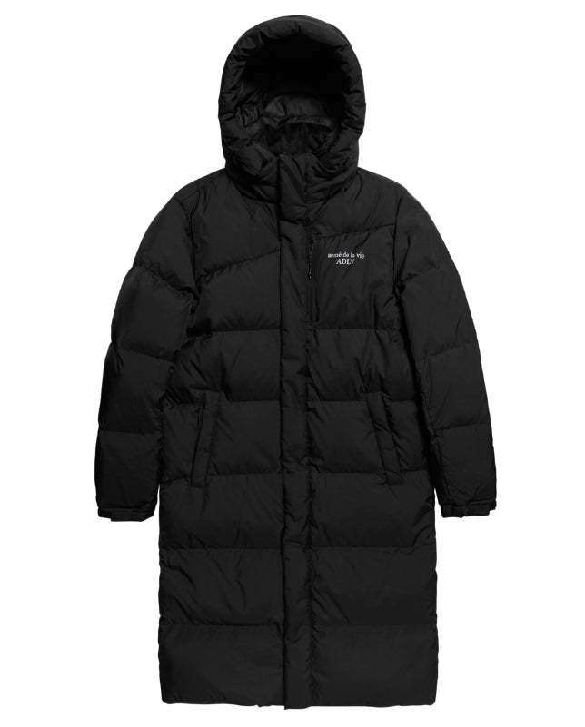 アクメドラビ(acme' de la vie) ADLV OVERSIZED LONG DUCK DOWN BLACK
