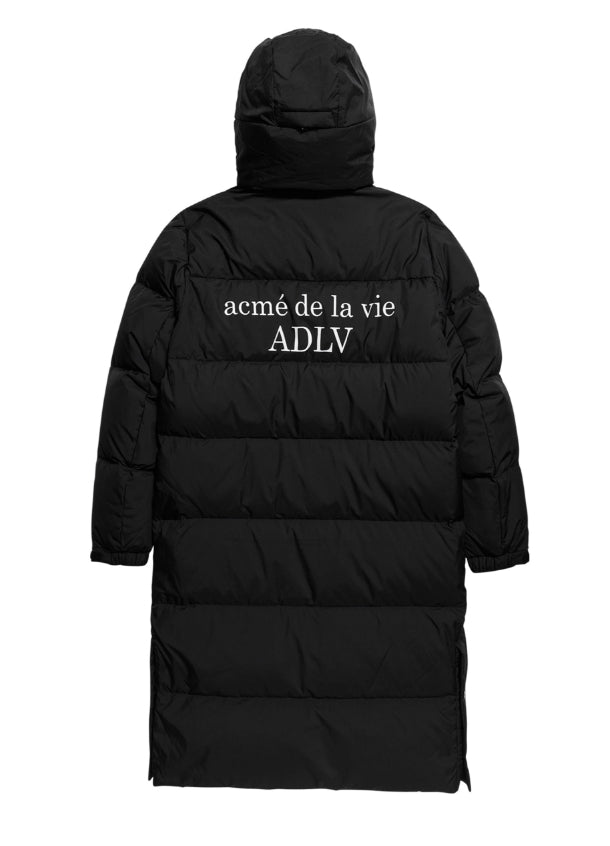 アクメドラビ(acme' de la vie) ADLV OVERSIZED LONG DUCK DOWN BLACK