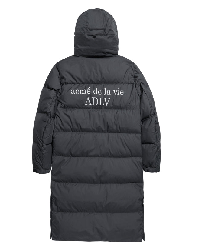アクメドラビ(acme' de la vie) ADLV OVERSIZED LONG DUCK DOWN GREY