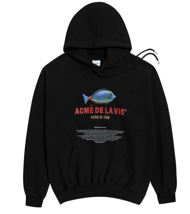 アクメドラビ(acme' de la vie) ADLV AQUARIUM HOODIE BLACK NASO TANG