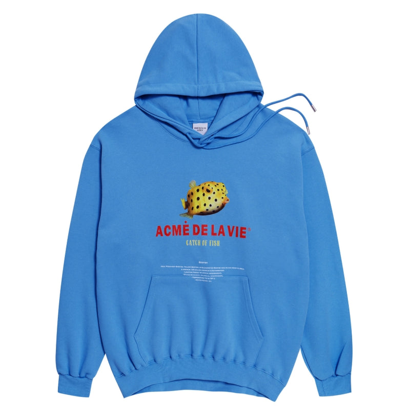アクメドラビ(acme' de la vie) ADLV AQUARIUM HOODIE SKY BLUE BOXFISH
