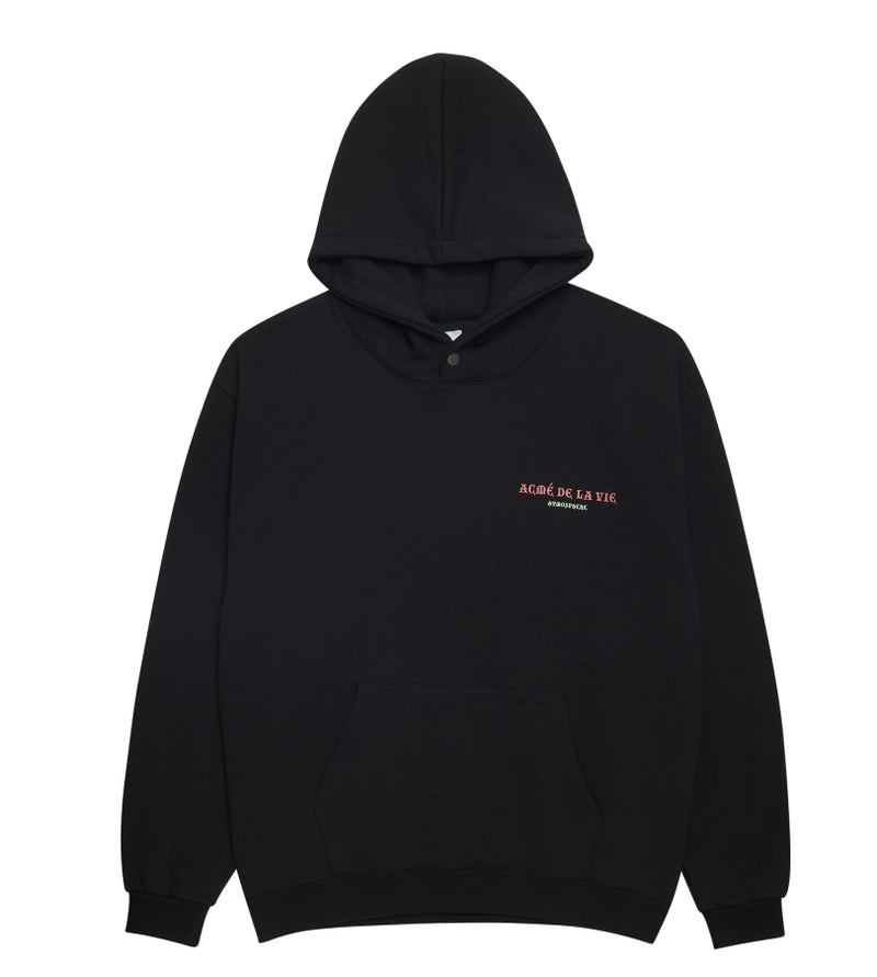 アクメドラビ(acme' de la vie) COBRA GLOW IN THE DARK HOODIE BLACK