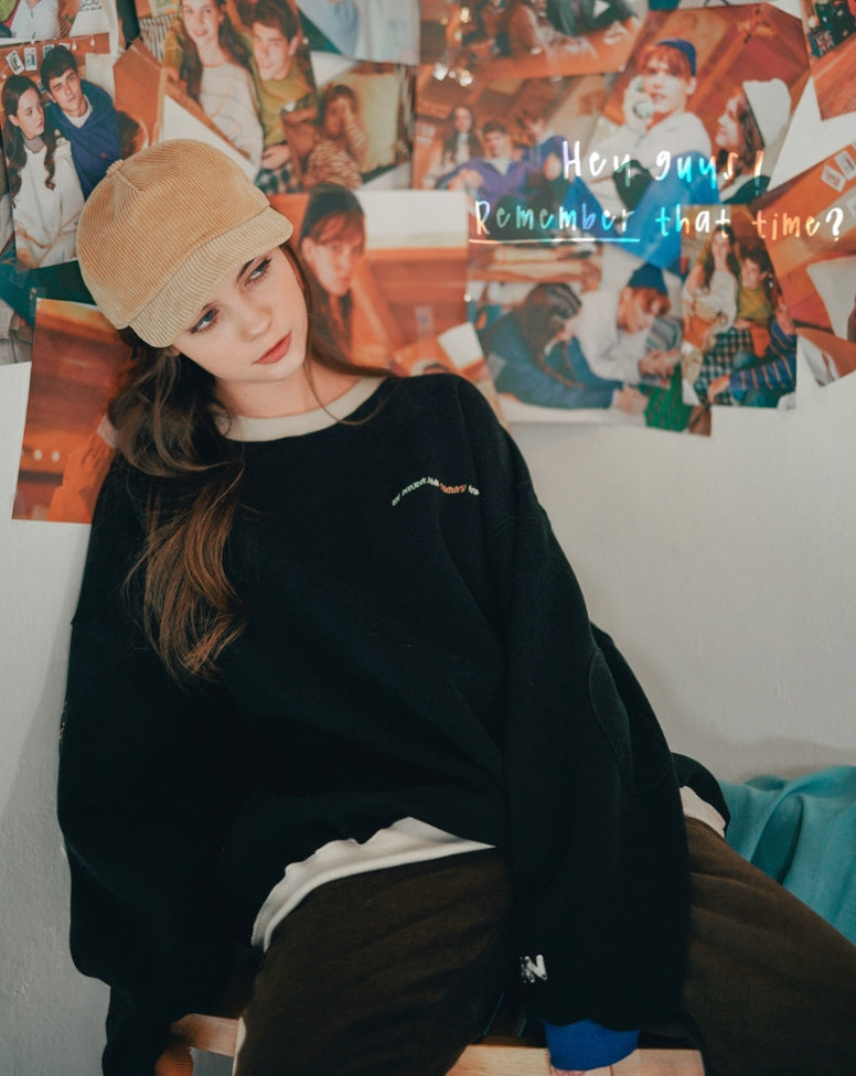 ダブルユーブイプロジェクト(WV PROJECT) JERRY SWEATSHIRTS BLACK MJMT7348