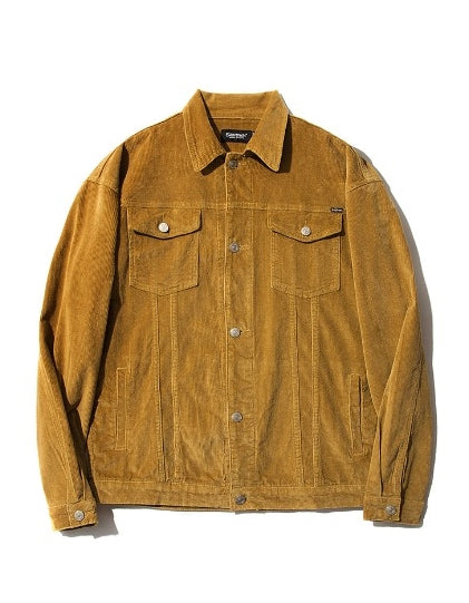 セイントペイン(SAINTPAIN)   SP CORDUROY TRUCKER JACKET-BEIGE