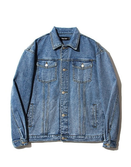 セイントペイン(SAINTPAIN)   SP DENIM WASHING TRUCKER JACKET-BLUE