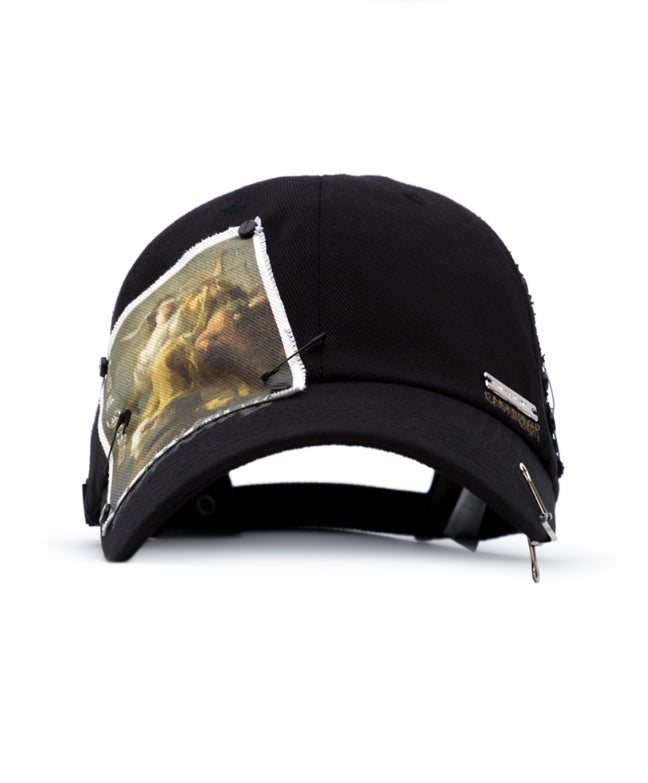 ブラックブロンド(BLACKBLOND) BBD Justitia Patch Cap (Black)