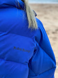 ブラックブロンド(BLACKBLOND) BBD Patch Duck Down Short Padding Jacket (Blue)