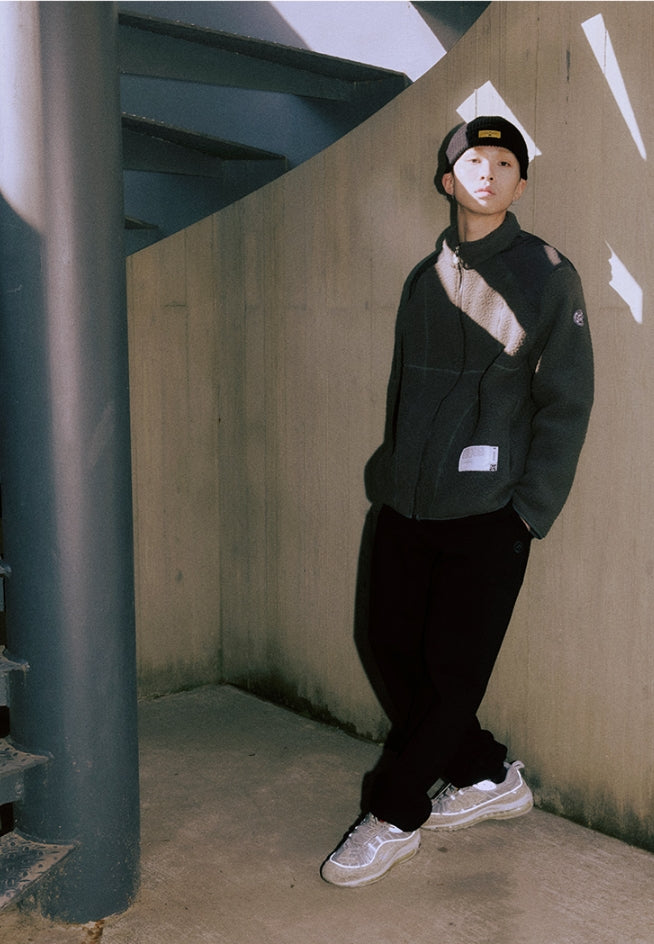 OVERR(オベルー)  ESSAY.5 OVR LOGO BLACK JOGGER PANTS