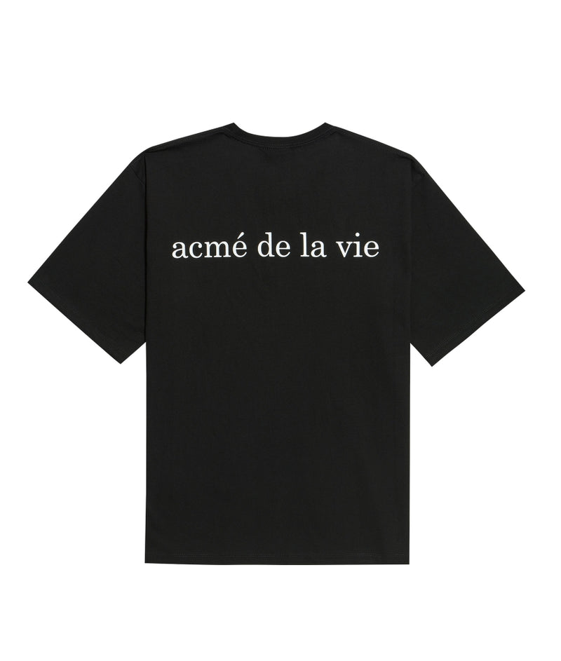 アクメドラビ(acme' de la vie) ADLV BABY FACE SHORT SLEEVE T-SHIRT BLACK TIARA