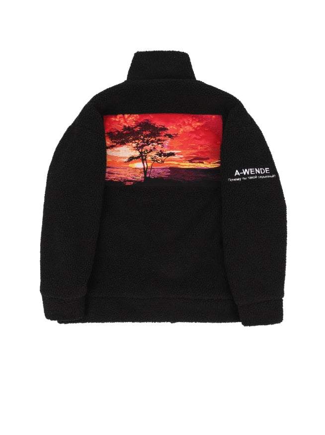 オウェンド(A-WENDE) A-wende Sunset jacket / black