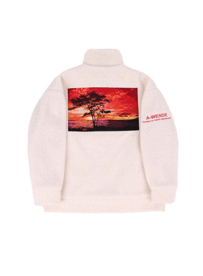オウェンド(A-WENDE) A-wende Sunset jacket / ivory