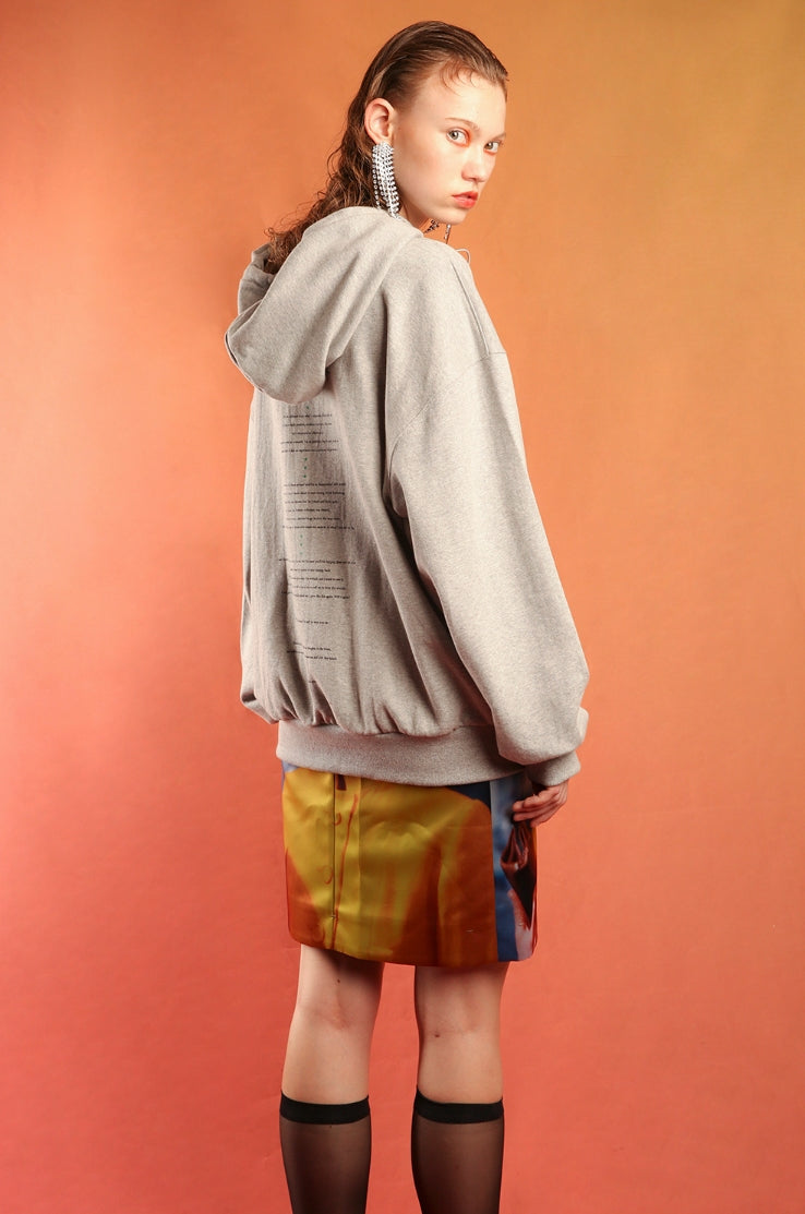 イーエスシースタジオ(ESC STUDIO) Logo hood(gray)