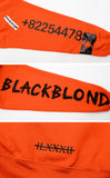 ブラックブロンド(BLACKBLOND) BBD Graffiti Number Hoodie (Orange)
