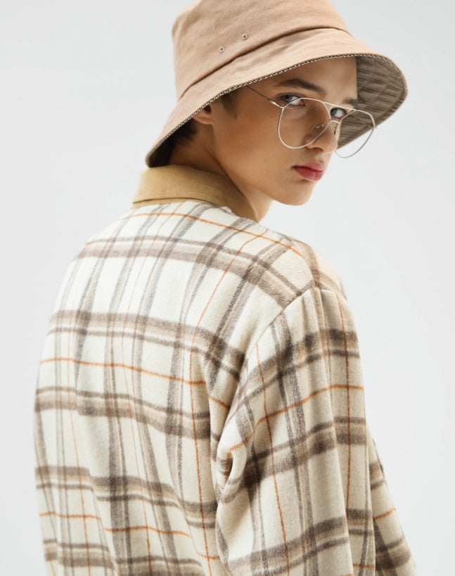 パーステップ(PERSTEP) Hugo check shirt 3種 MSLS4329