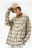 パーステップ(PERSTEP) Hugo check shirt 3種 MSLS4329