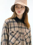 パーステップ(PERSTEP) Hugo check shirt 3種 MSLS4329