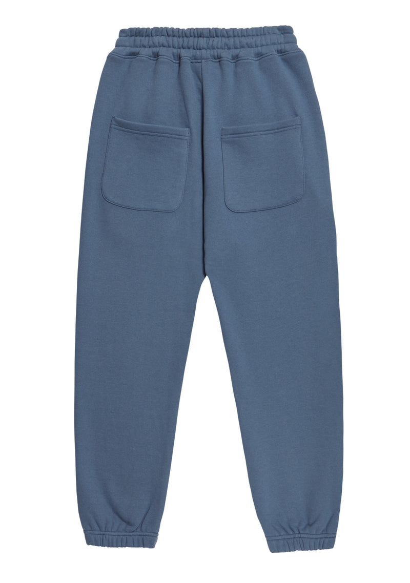 アクメドラビ(acme' de la vie) ADLV BACK EMBRO LOGO PANTS BLUE GREY