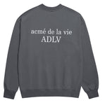 アクメドラビ(acme' de la vie) ADLV LOGO SWEATSHIRT GREY