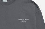 アクメドラビ(acme' de la vie) ADLV LOGO SWEATSHIRT GREY