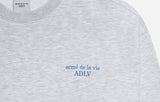 アクメドラビ(acme' de la vie)  ADLV LOGO SWEATSHIRT MELANGE