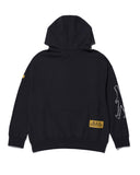 オベルー(OVERR) NONE.1 SEAM POINT CHARCOAL HOODIE