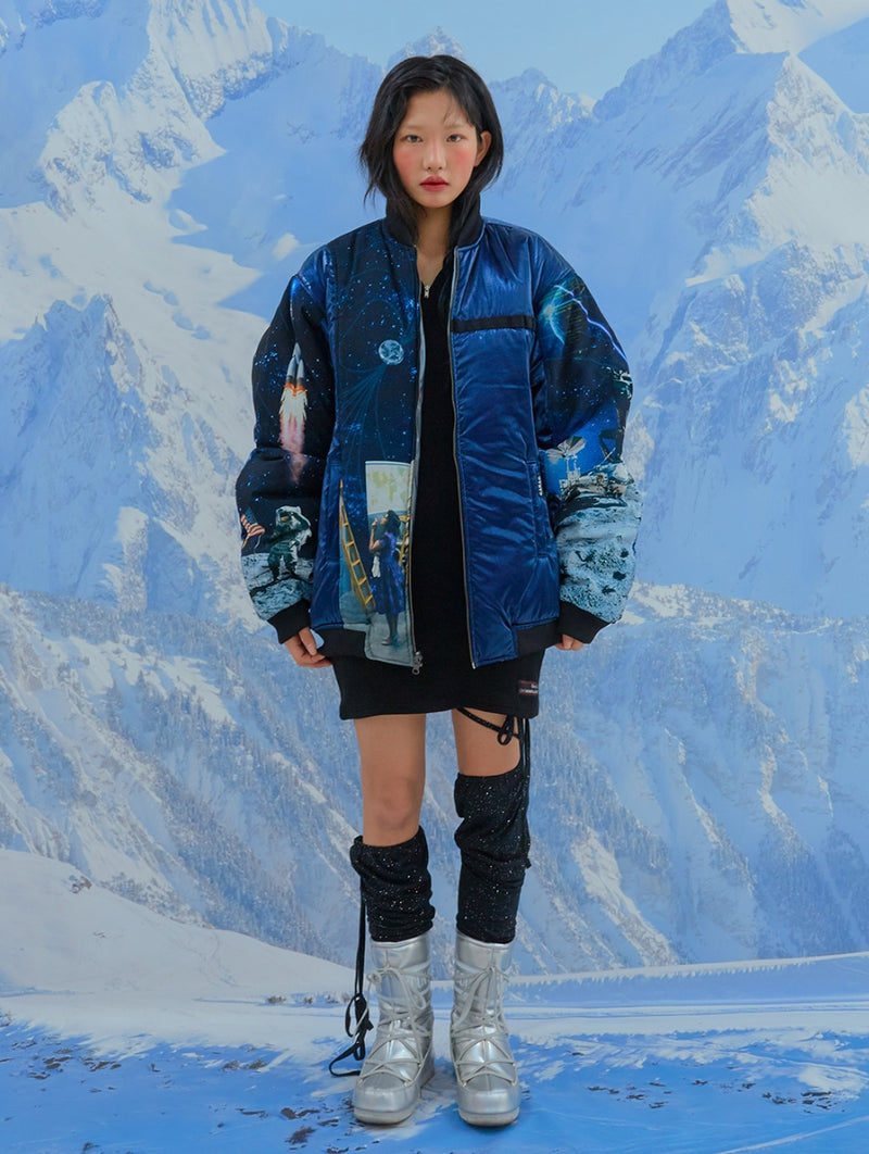 オクトーバーサード(Oct.3) Riversible NASA Ma-1 Jumper