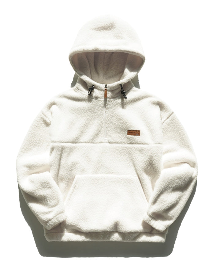 ティーダブリューエヌ(TWN) BROAD LANITAL HOODIE IVORY JEHD3253