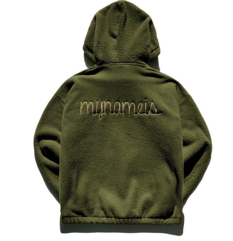 ティーダブリューエヌ(TWN)LINE POCKET LANITAL HOODIE KHAKI STHD3256