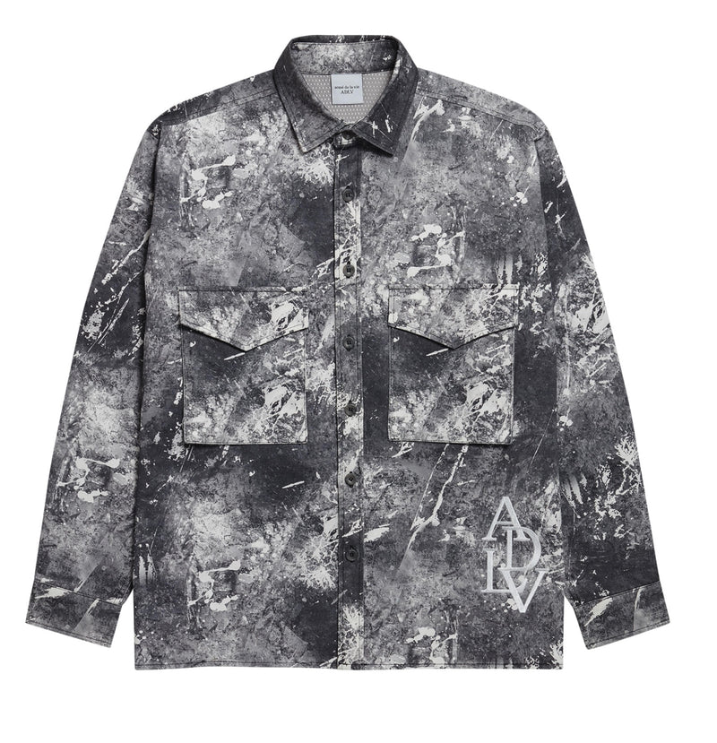 アクメドラビ(acme' de la vie) ADLV ARMY SHIRT GREY
