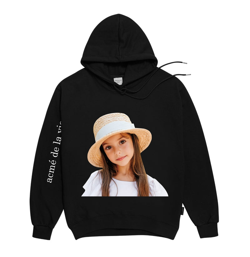 アクメドラビ(acme' de la vie)  ADLV BABY FACE HOODIE BLACK FEDORA